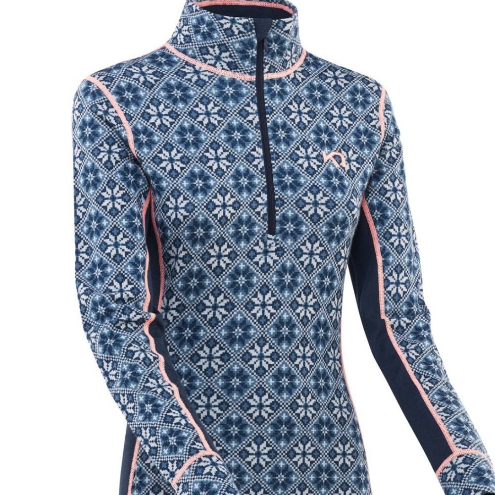 Kari Traa Rose Merino Baselayer - 1/2 zip Size XS